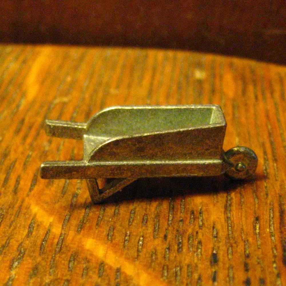 Monopoly Game Vintage Wheelbarrow Board Piece